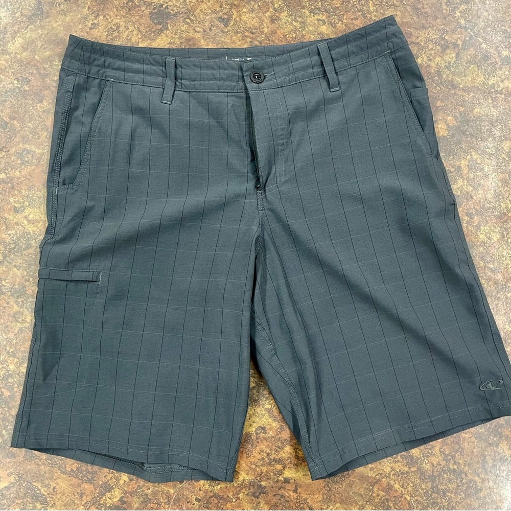 O'Neill Black Flat Front Shorts Sleek and Professional